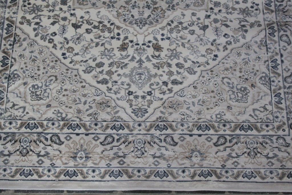 Vintage Perzisch vloerkleed Vogue beige zand 170 x 240 cm., Ophalen, 150 tot 200 cm, Beige, Rechthoekig