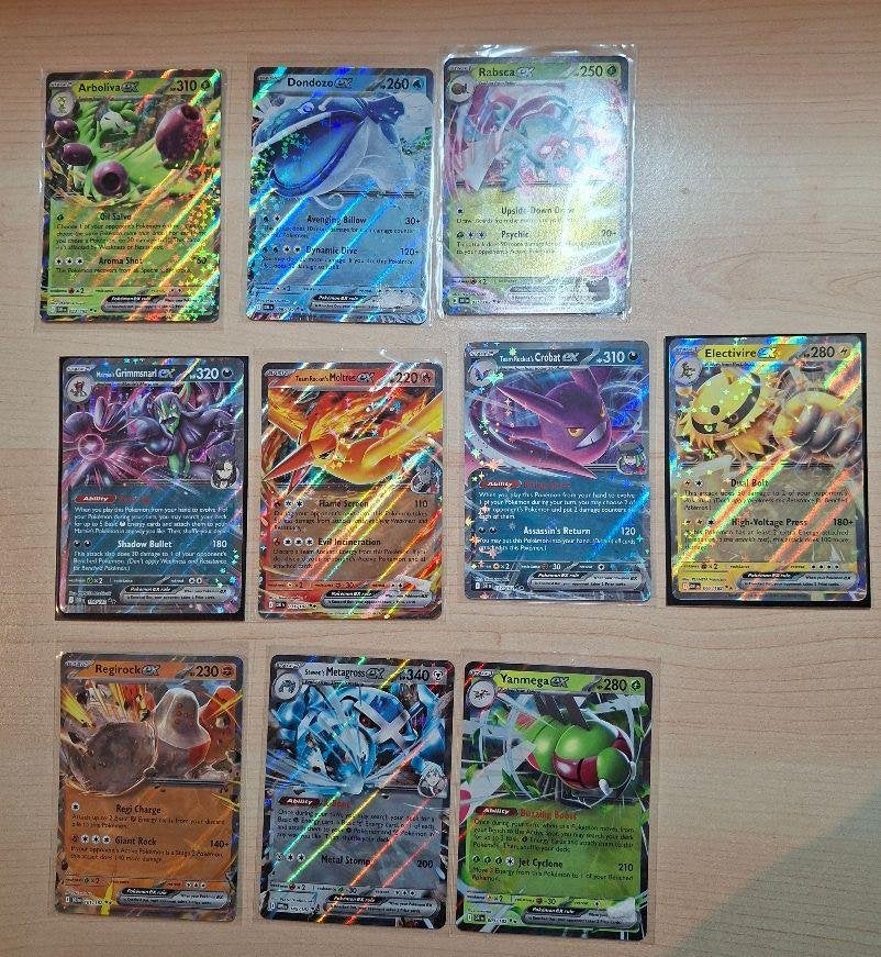 18 Hitjes vnl. EX Holo Kaarten NM/M div. series geen dubbele, Ophalen, Nieuw, Meerdere kaarten, Foil