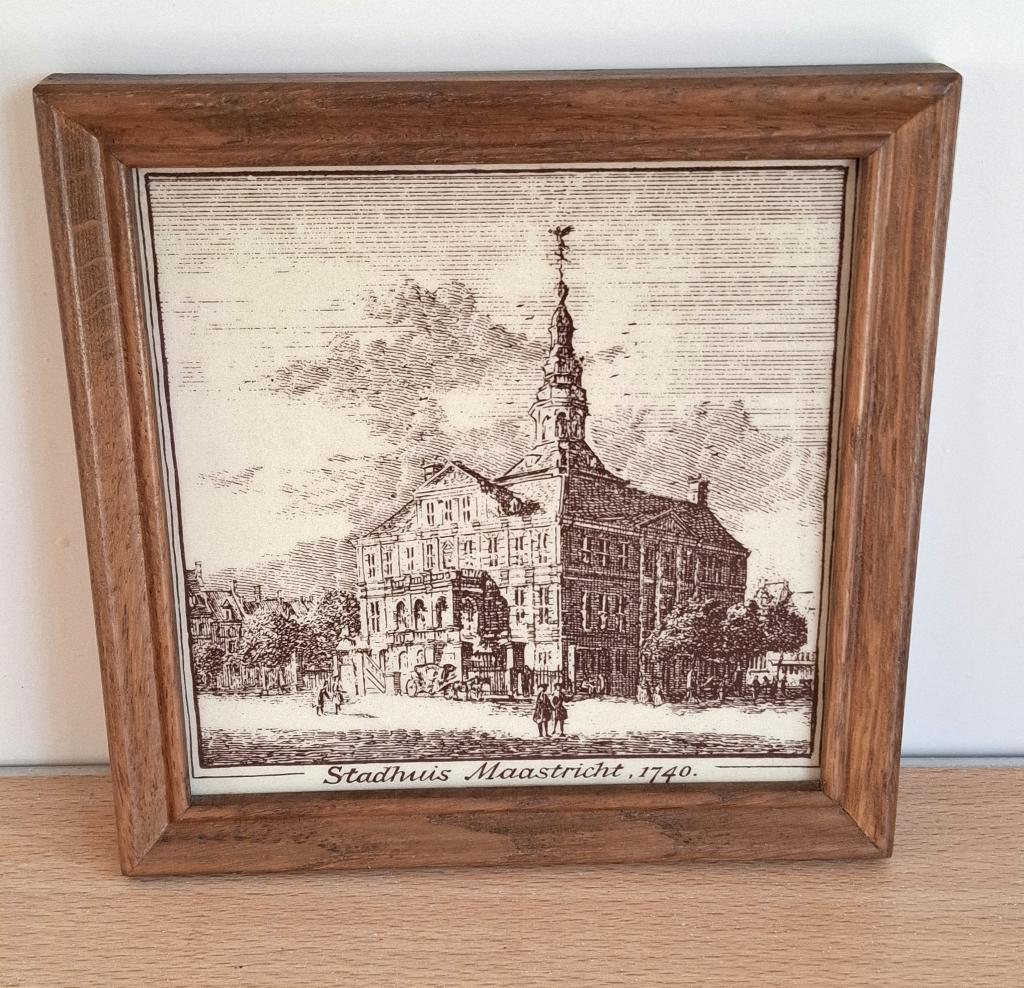 Tegel Stadhuis Maastricht 1740, Antiek en Kunst, Ophalen of Verzenden