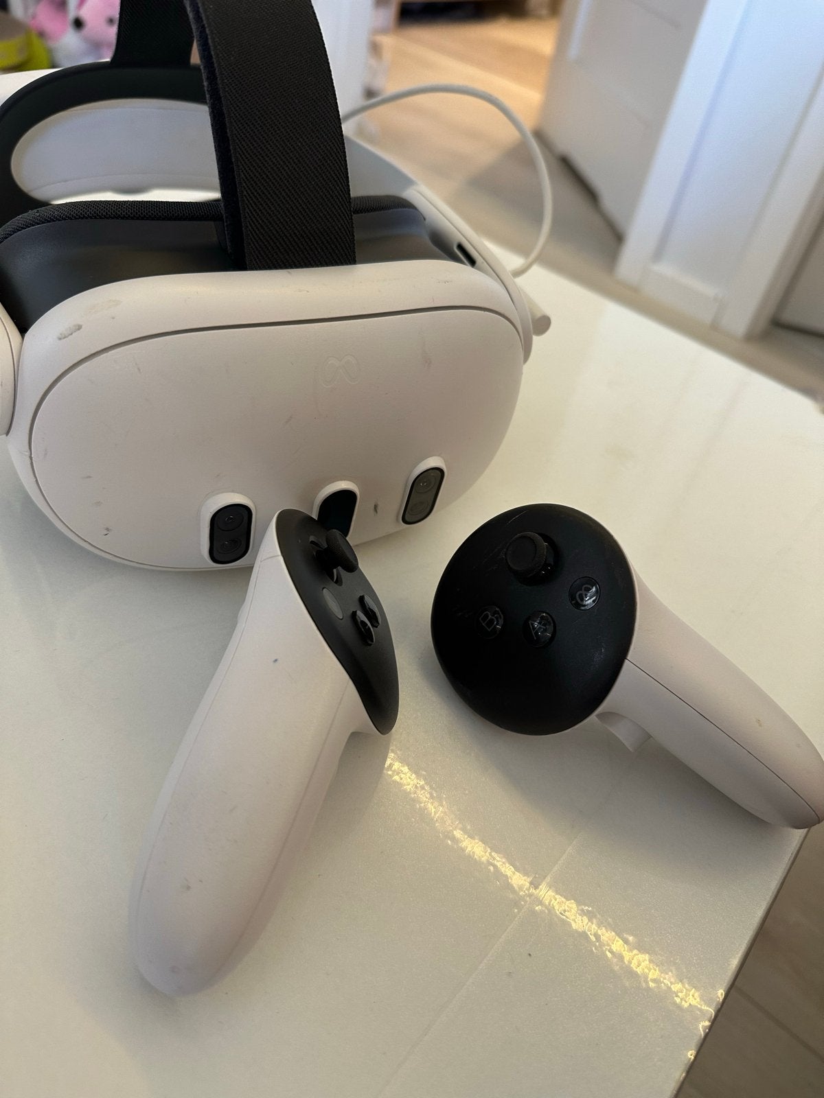 Meta Quest 3 128GB + Elite Strap with Battery, Spelcomputers en Games, Ophalen of Verzenden, Gebruikt, VR-bril, Overige platformen