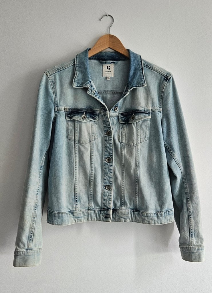 Spijker jasje., Blauw, Maat 46/48 (XL) of groter, Ophalen of Verzenden, Zo goed als nieuw