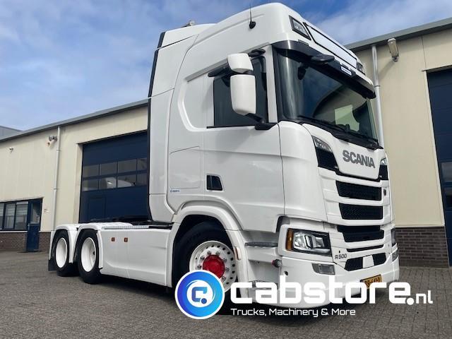 Scania R500 A 6x2 NB Euro 6 - Bouwjaar 12-2020 - Km 607.298, Auto's, Vrachtwagens, Automaat, Euro 6, Scania, Wit