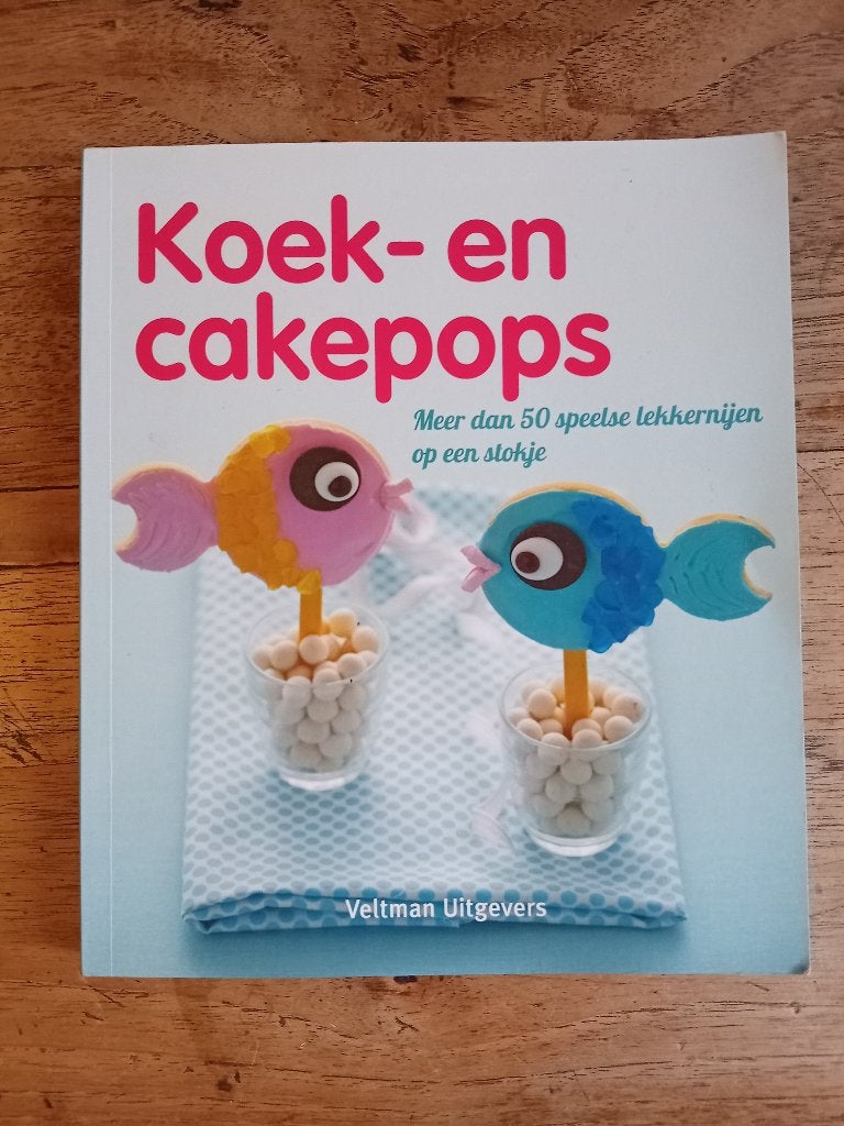 Koek- en cakepops, leuk bakboek!—Veltman uitgevers, Boeken, Kookboeken, Veltman Uitgevers, Ophalen of Verzenden, Zo goed als nieuw