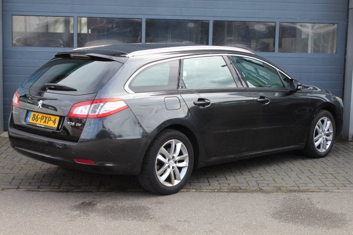 Peugeot 508 SW 1.6 THP Blue Lease Executive Leder, Panoramad, Auto's, Voorwielaandrijving, 15 km/l, Zwart, Handgeschakeld
