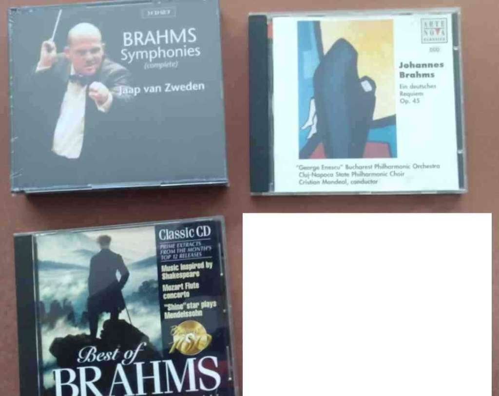 Johannes Brahms CD 's LP 's, Ophalen of Verzenden, Romantiek, Zo goed als nieuw, Overige typen