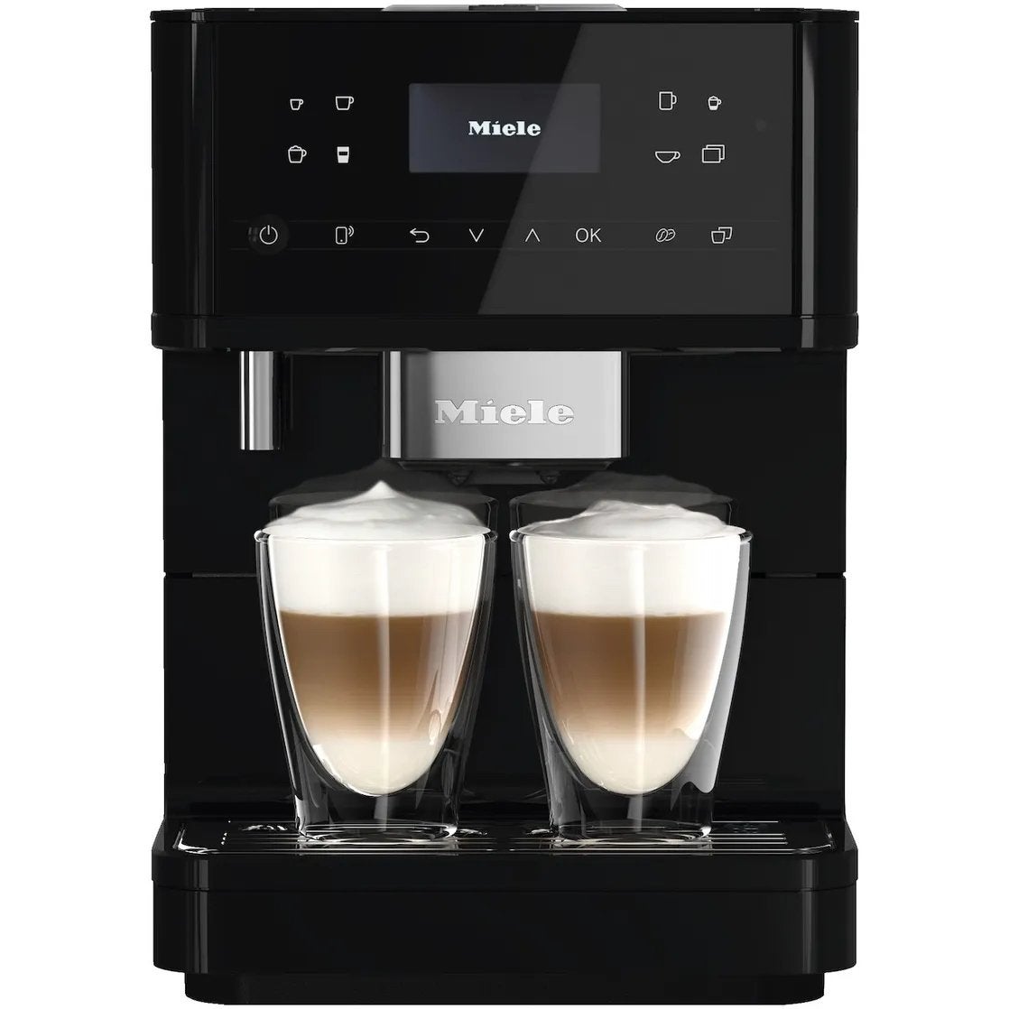 Te Koop Nieuwe Miele CM 6160 Obsidiaanzwart Koffiemachine, Witgoed en Apparatuur, Afneembaar waterreservoir, 4 tot 10 kopjes, Koffiemachine