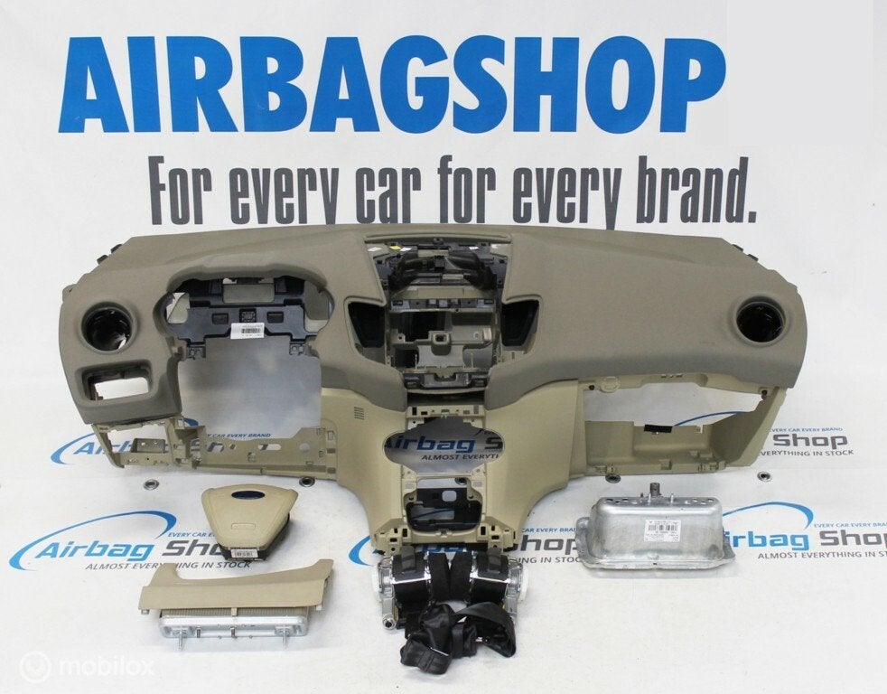 Airbag set - dashboard beige Ford Fiesta MK7 (2008-heden)