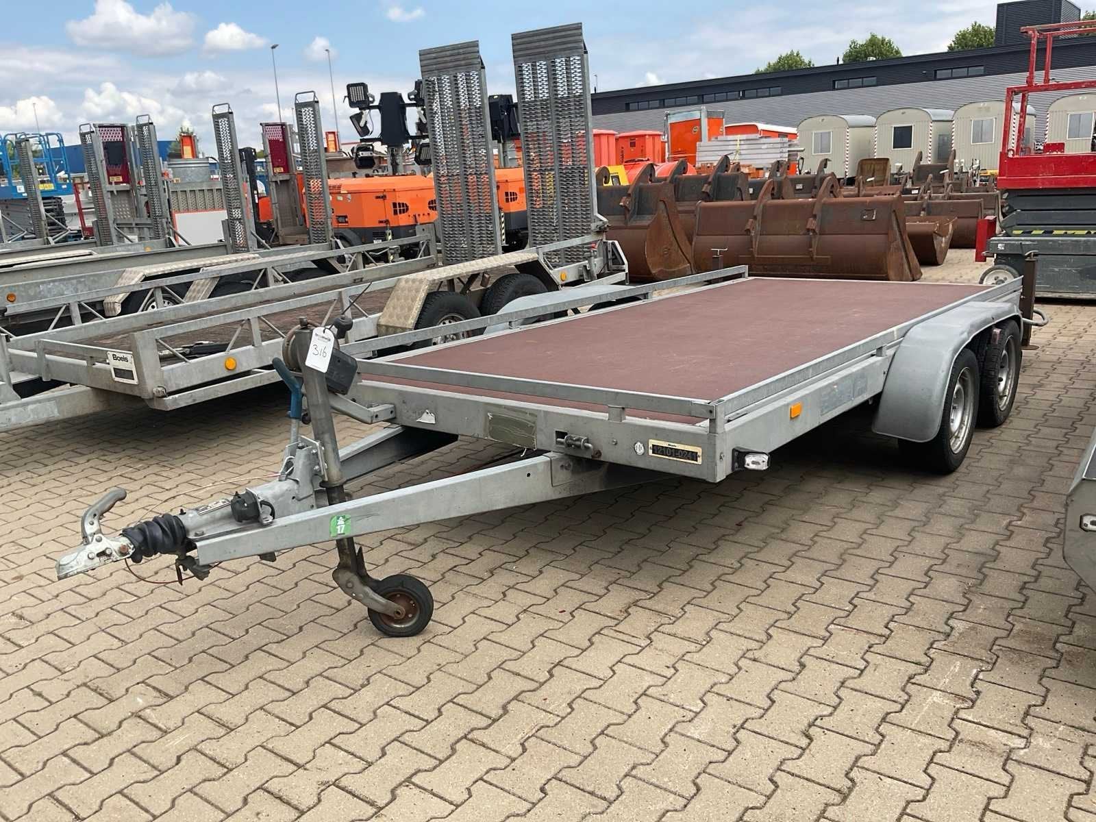2016 Atec Q2-2 Auto transporter aanhangwagen, Gebruikt