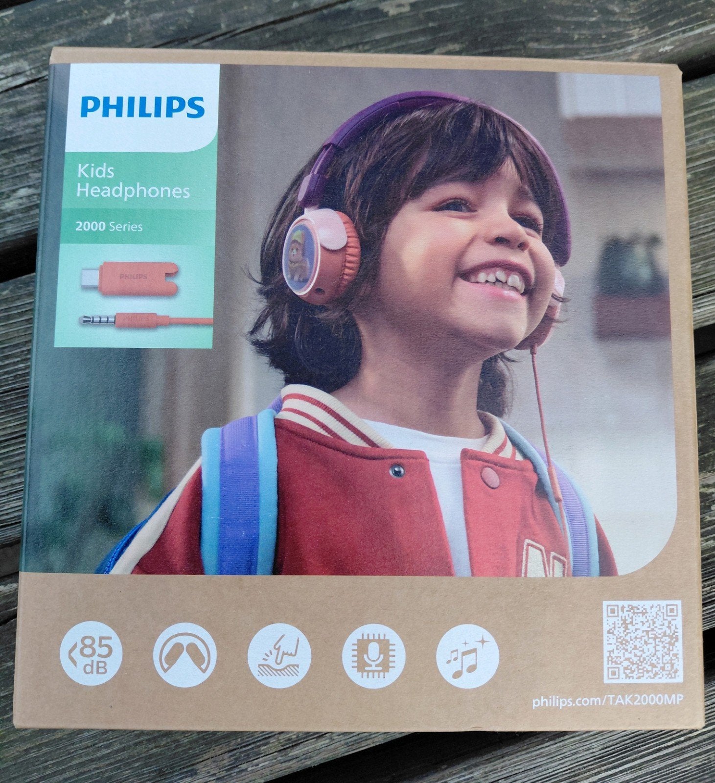 Philips Kids Hoofdtelefoon 2000 Serie - Nieuw in doos, Verstelbaar, Nieuw, Ophalen of Verzenden, Over-ear