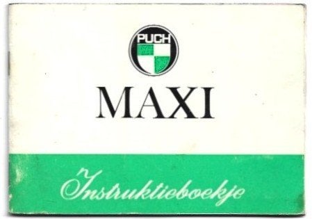 Puch Maxi één versnellingsautomaat (7463z) bromfiets 1971, Verzenden, Gebruikt