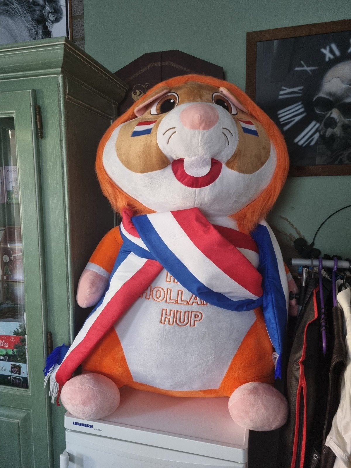 Grote Albery Heijn XXLHamster voetbal hup holland hup, Ophalen, Oranje, Overige merken, Overige karakters