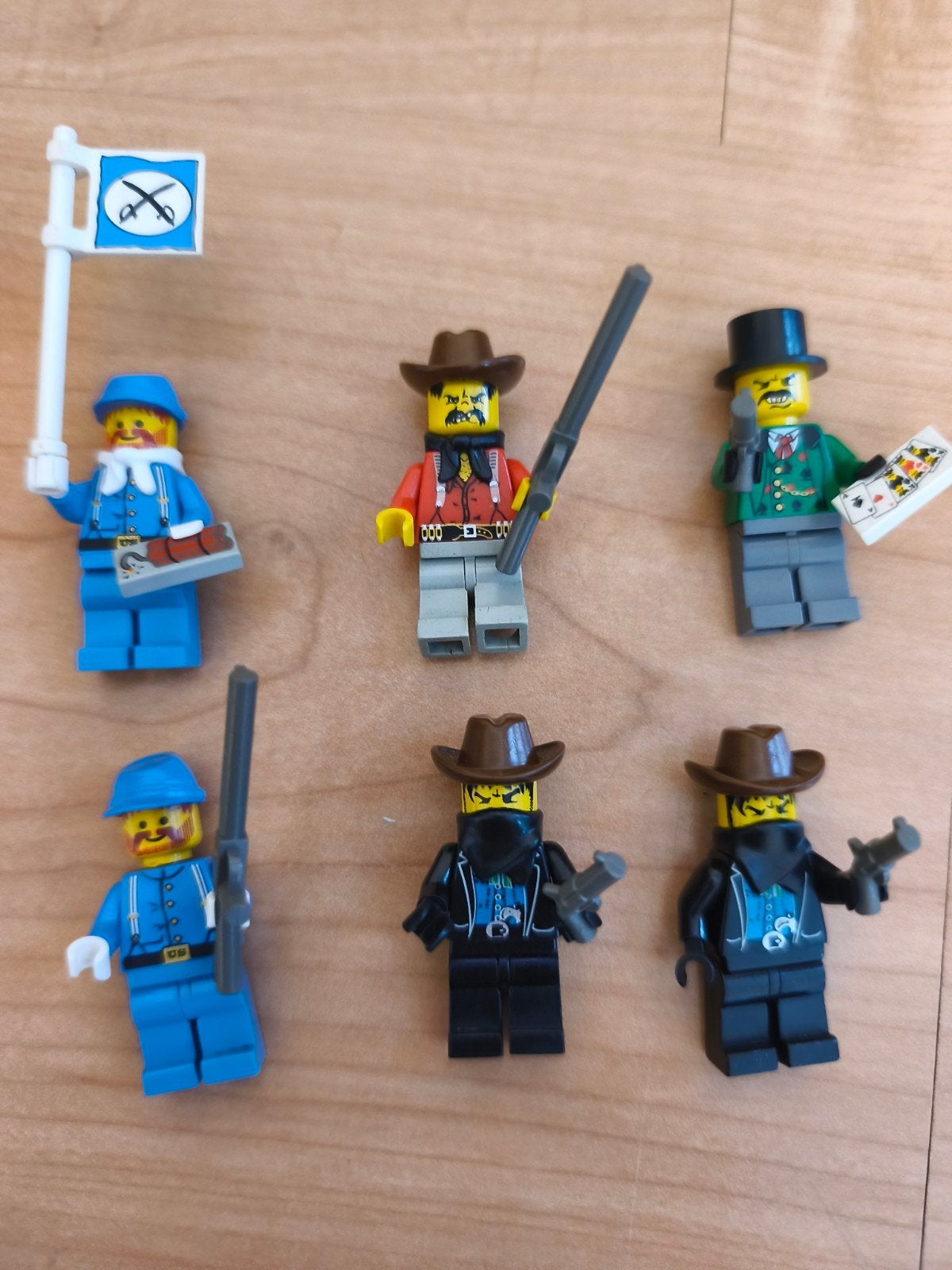 Vintage LEGO Western 1996  6 minifiguren Cowboys / Fort Lego, Ophalen of Verzenden, Gebruikt