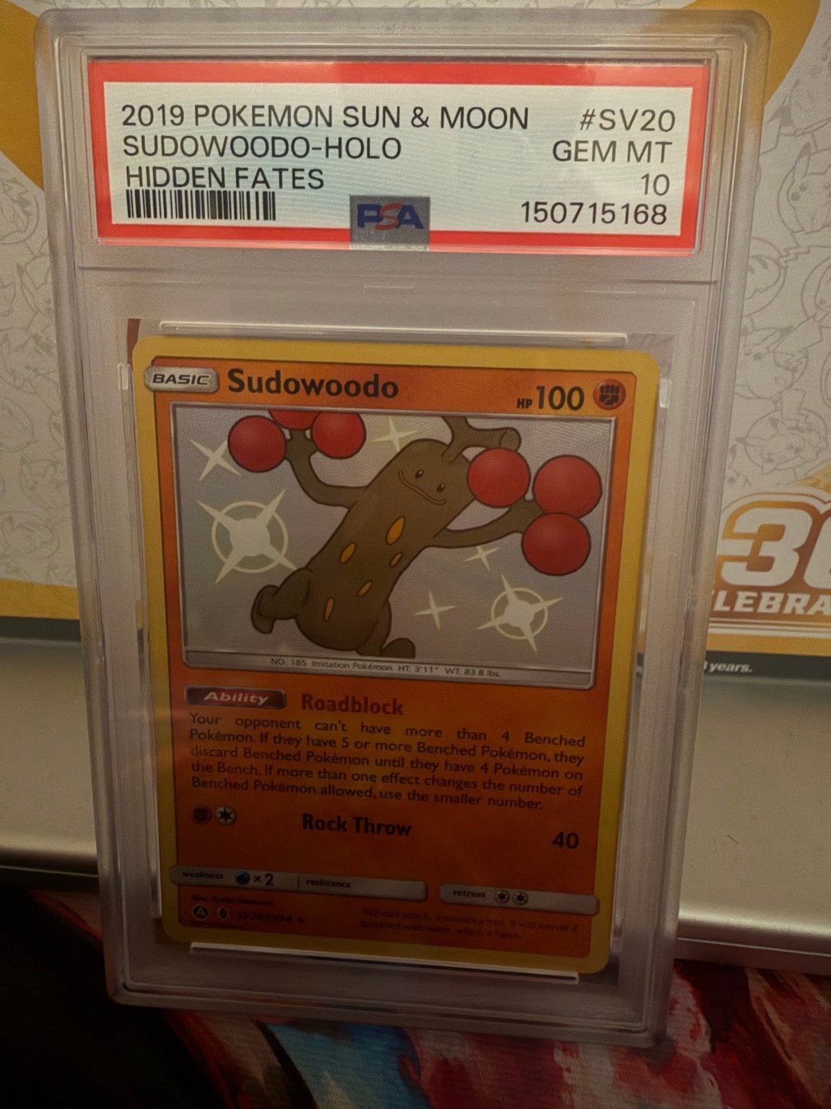 Sudowoodo-Holo, Ophalen, Zo goed als nieuw