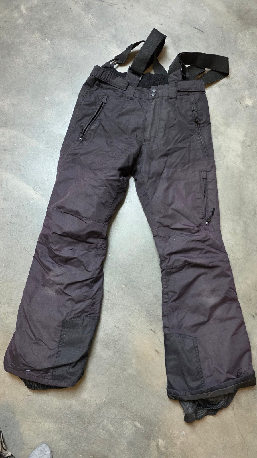 Falcon skibroek met bretels, maat 152, Kinderen en Baby's, Broek, Gebruikt, Ophalen of Verzenden, Falcon