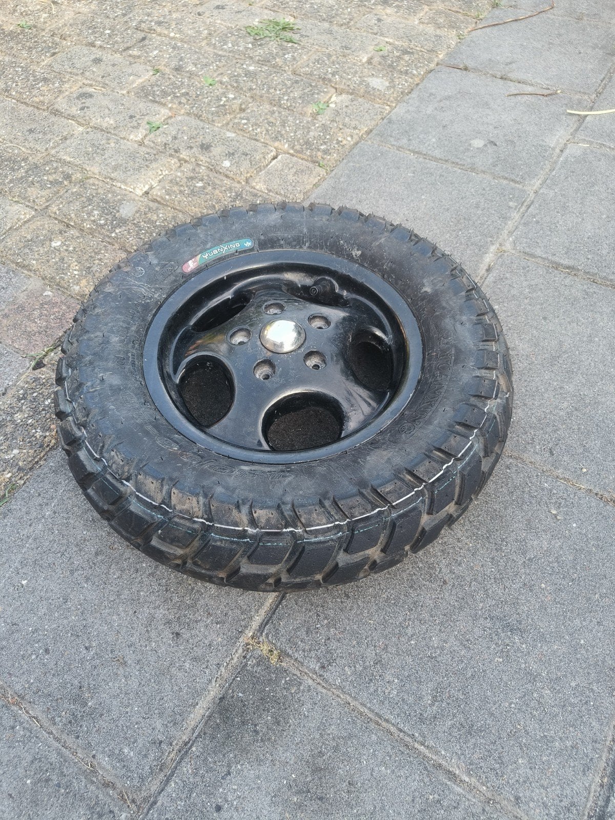 Piaggio zip h2o/vespa et2 velg met nieuwe band., Ophalen of Verzenden, Zo goed als nieuw, Overige typen