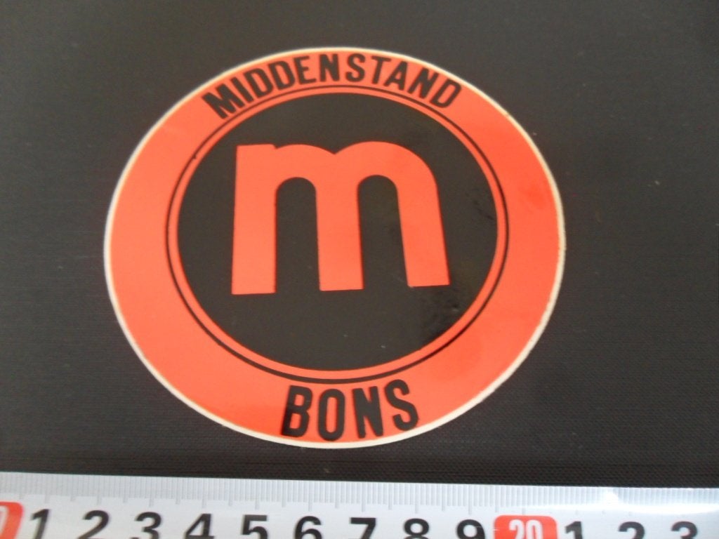 sticker Middenstand Bons, Ophalen, Zo goed als nieuw