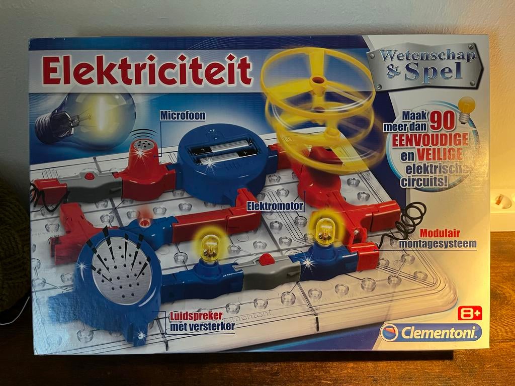 Clementoni Elektriciteit & Spel - Educatieve set, Ophalen of Verzenden, Gebruikt, Bouwen, Met licht
