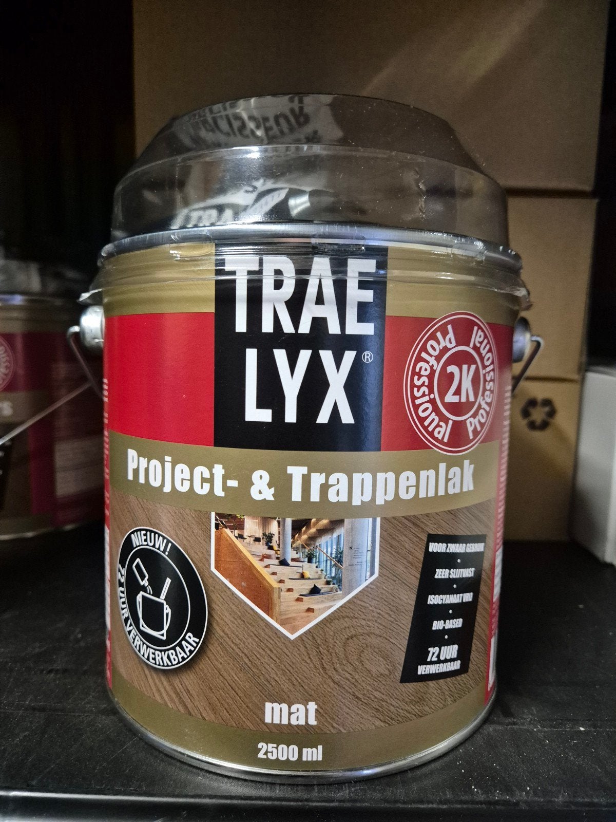 Trae Lyx Project- & Trappenlak Mat 2500 ml, Doe-het-zelf en Verbouw, Ophalen, Overige kleuren, Nieuw, Lak