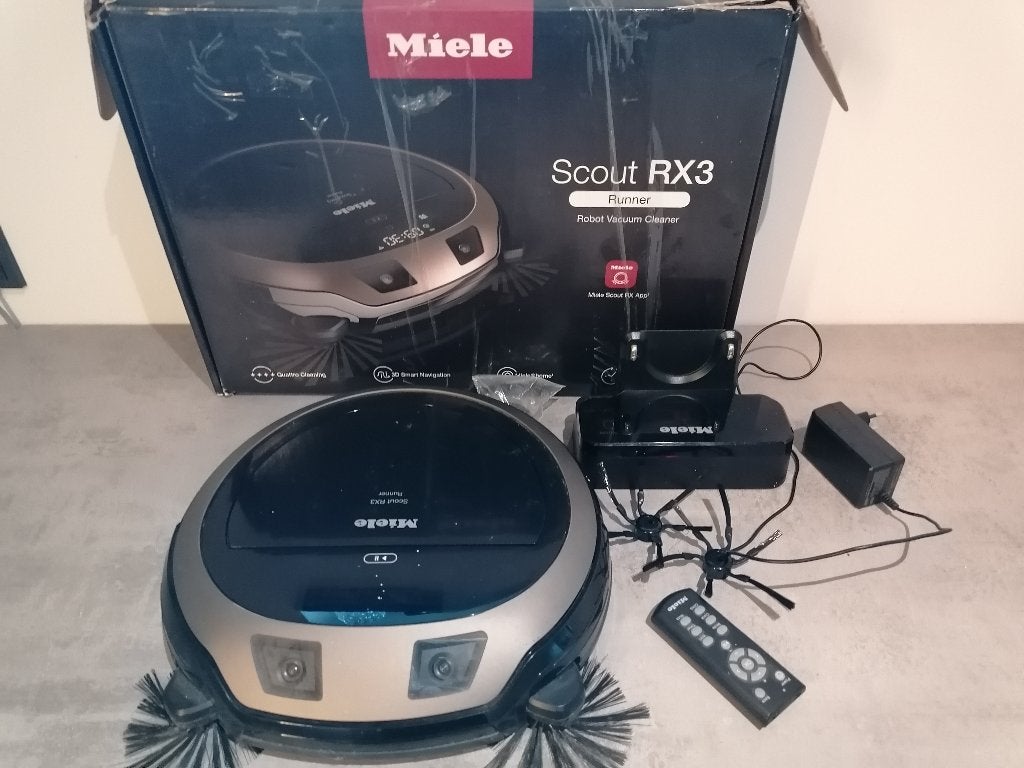 Robot stofzuiger Miele Scout RX3, Witgoed en Apparatuur, Gebruikt, Ophalen of Verzenden, Robotstofzuiger, Miele