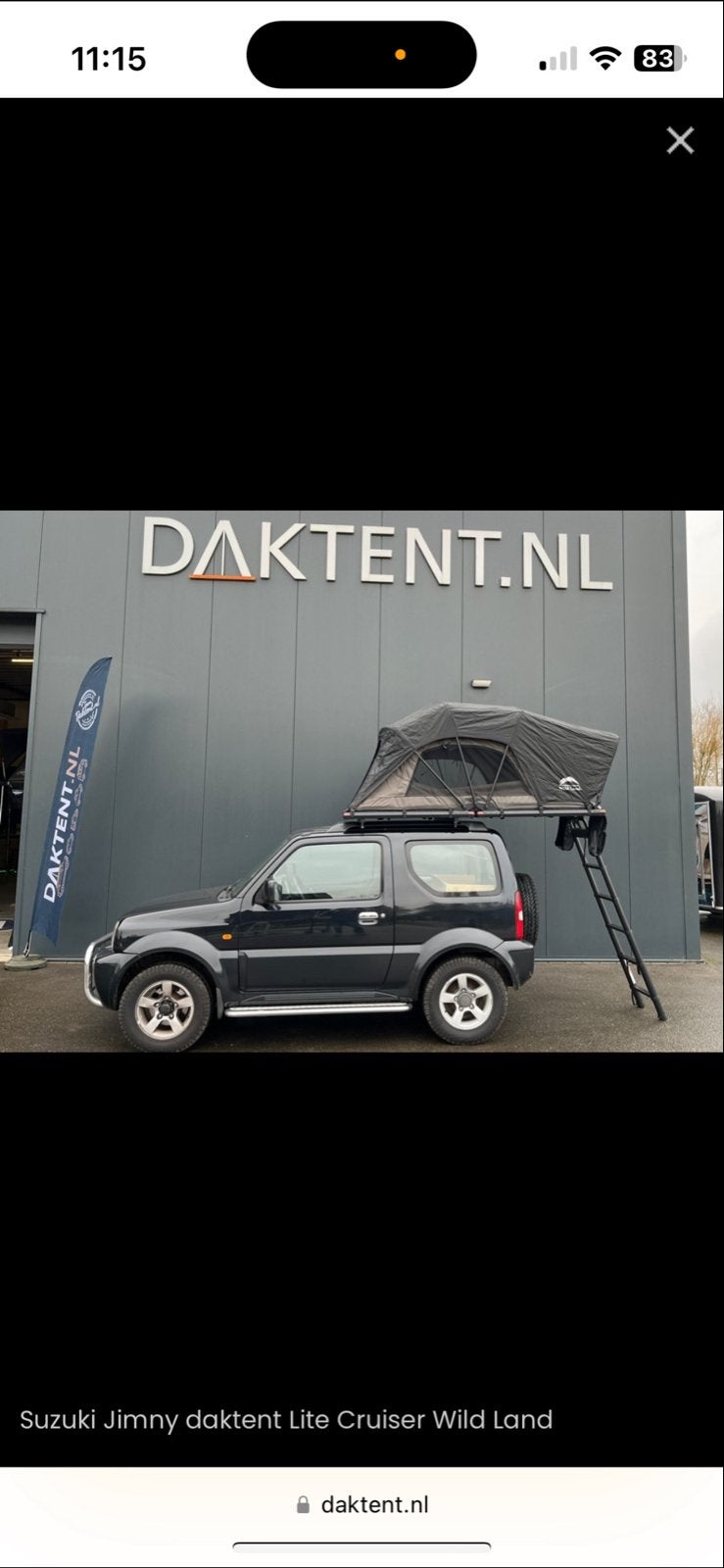 Wild Land Lite Cruiser 120 daktent - Zo goed als nieuw, Ophalen, Zo goed als nieuw
