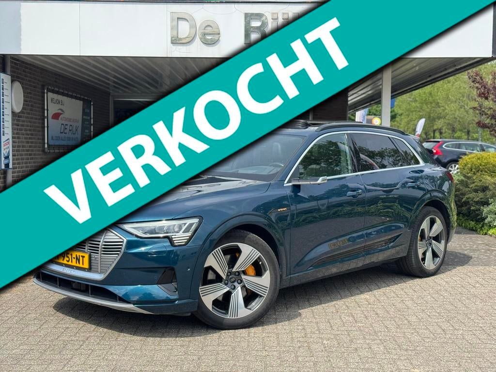 Audi E-tron E-tron 55 quattro advanced Pro Line Plus 95 kWh, Automaat, 131 €/maand, Zwart, 95 kWh