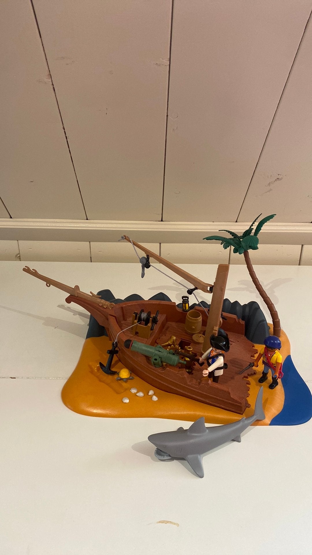 Playmobil SuperSet Pirateneiland nummer 4136, Pirates, Gebruikt, Complete set, Overige typen