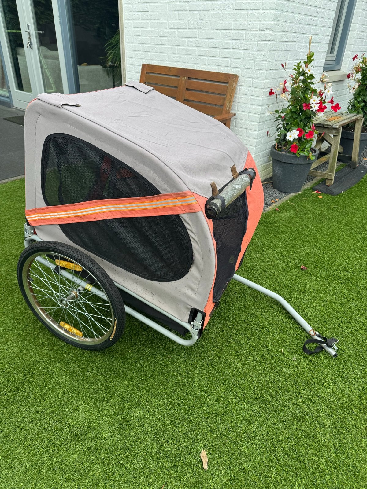 Hondenfietskar - Ideaal voor kleine tot middelgrote honden, Ophalen, Gebruikt, Opvouwbaar, 20 tot 40 kg