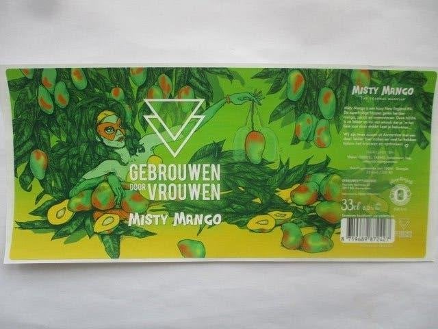 bieretiket Nederland 19-7 (1T) gebr door vrouwen, Ophalen of Verzenden, Nieuw, Overige typen, Overige merken