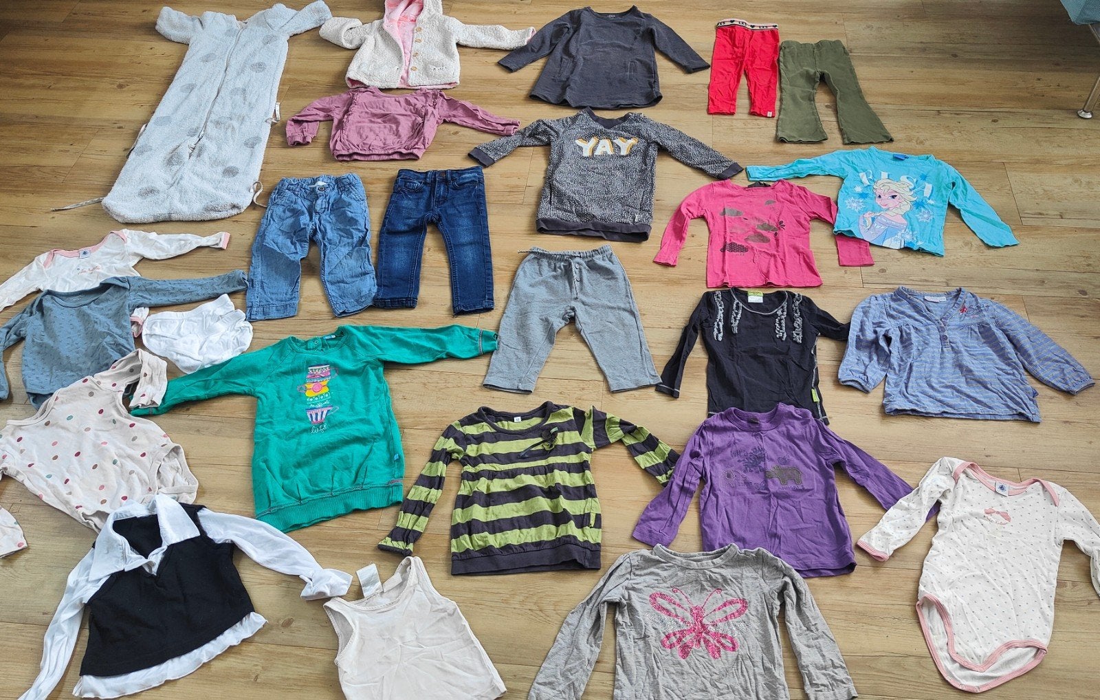 26-delig winter kledingpakket meisje maat 92 + slaapzak, Claessens, Gebruikt, Meisje, Ophalen of Verzenden