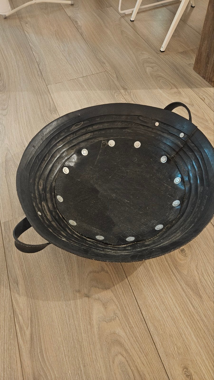 Toffe industriële opbergmand, 55 cm doorsnee, Ophalen, Gebruikt, Rond