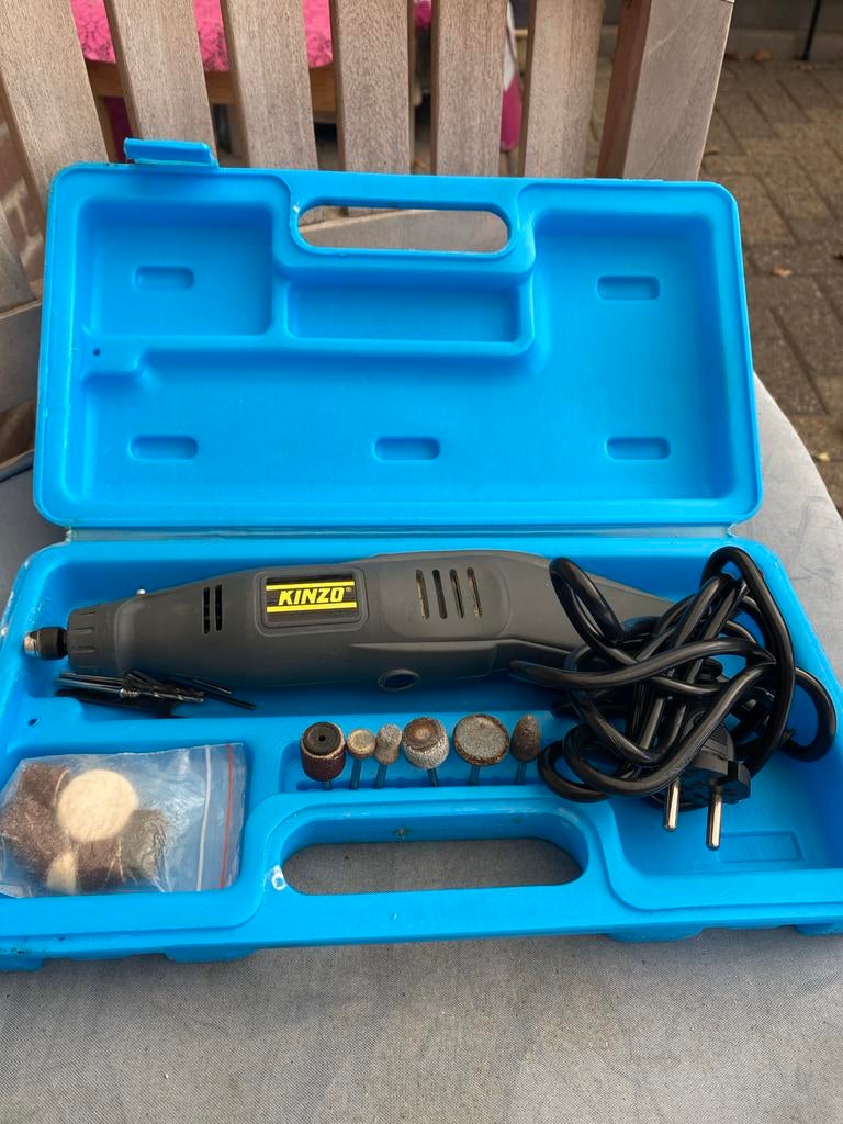 Kinzo multitool / slijpmachine met accessoires, Ophalen, Gebruikt, Minder dan 700 watt, Overige typen