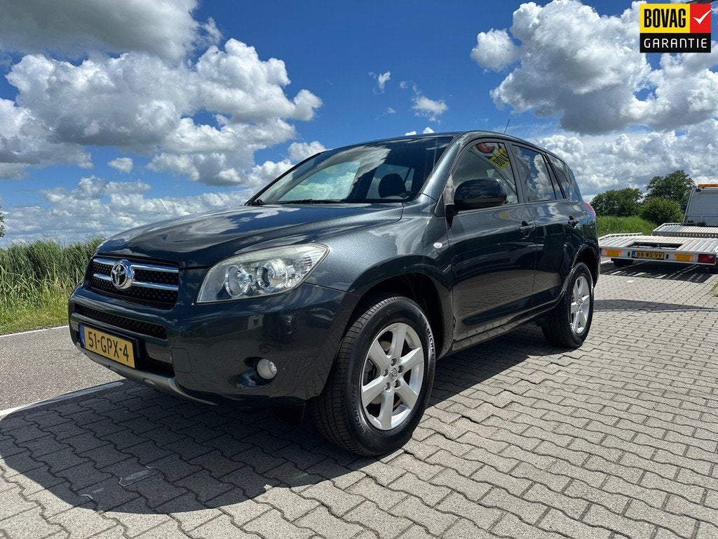 Toyota RAV4 2.0 VVTi X-Style, Trekhaak, Navigatie, Cruisecon, Auto's, 1998 cc, Stof, Gebruikt, Zwart