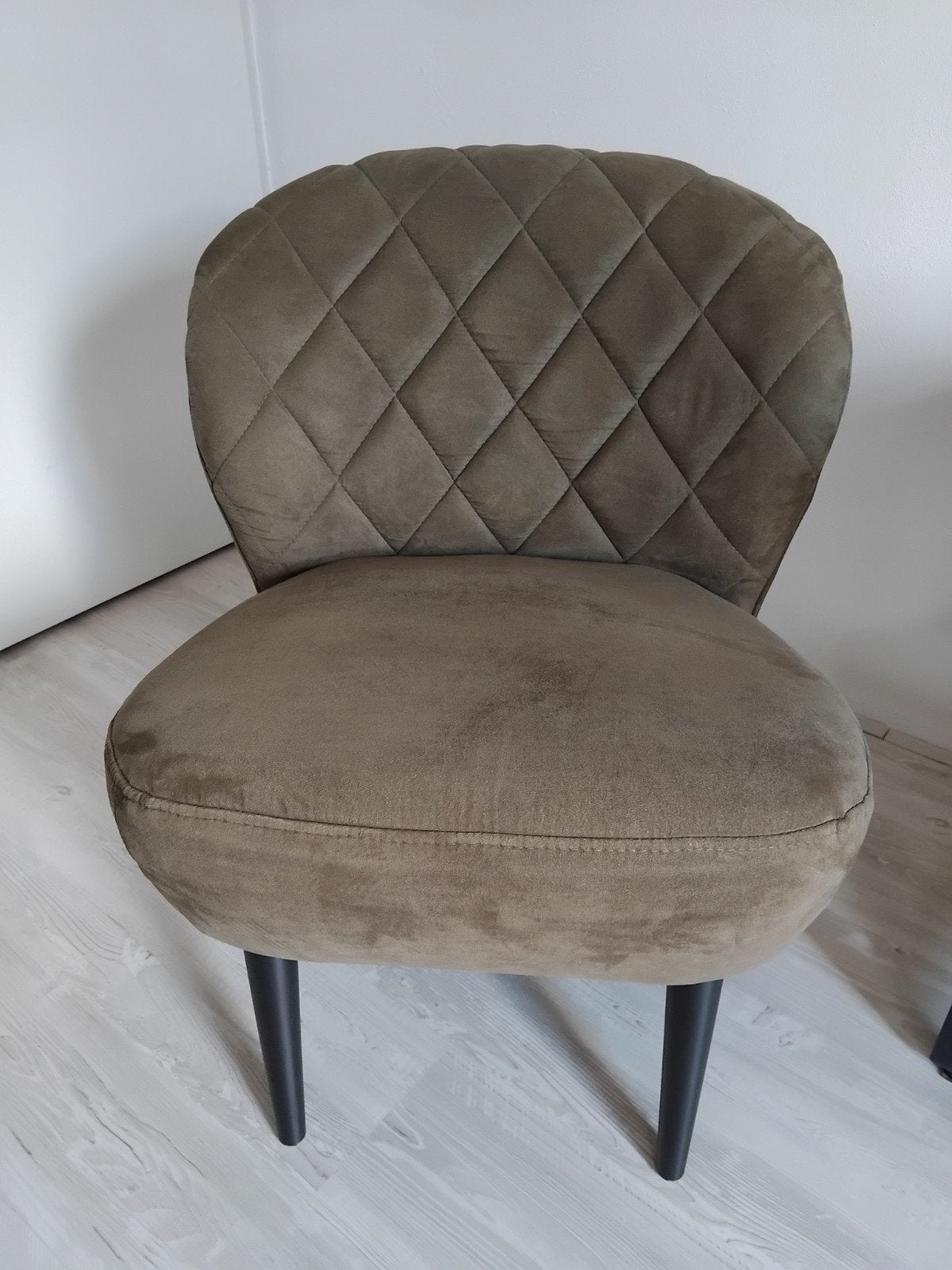 Fauteuil kleur olijfgroen, Ophalen, Gebruikt, Overige kleuren, Eén
