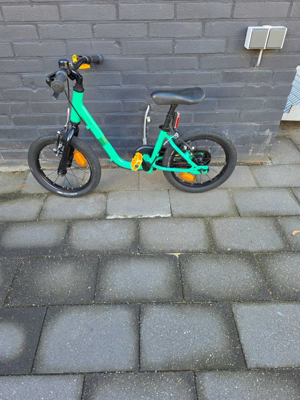 Te koop peuterfiets, Fietsen en Brommers, Ophalen, Zo goed als nieuw, Velgrem, Minder dan 16 inch