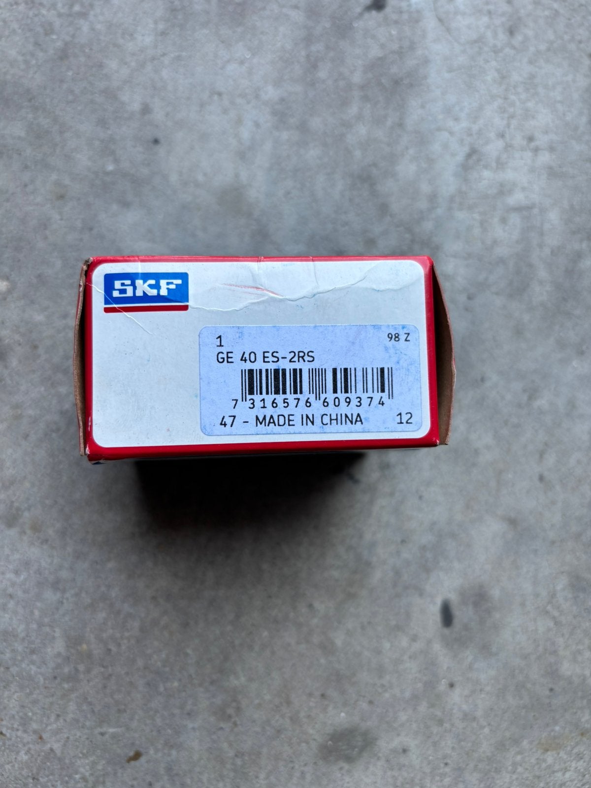 8 keer SKF Gewrichtslager GE40-ES-2RS 40x62x28/22mm, Ophalen, Nieuw
