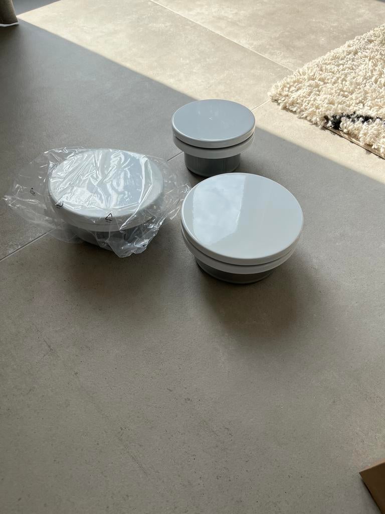 Luchtkanaal afdekkers / afvoerventielen (2x125mm, 1x100mm), Ophalen of Verzenden, Nieuw, Ventilator en Afzuiger