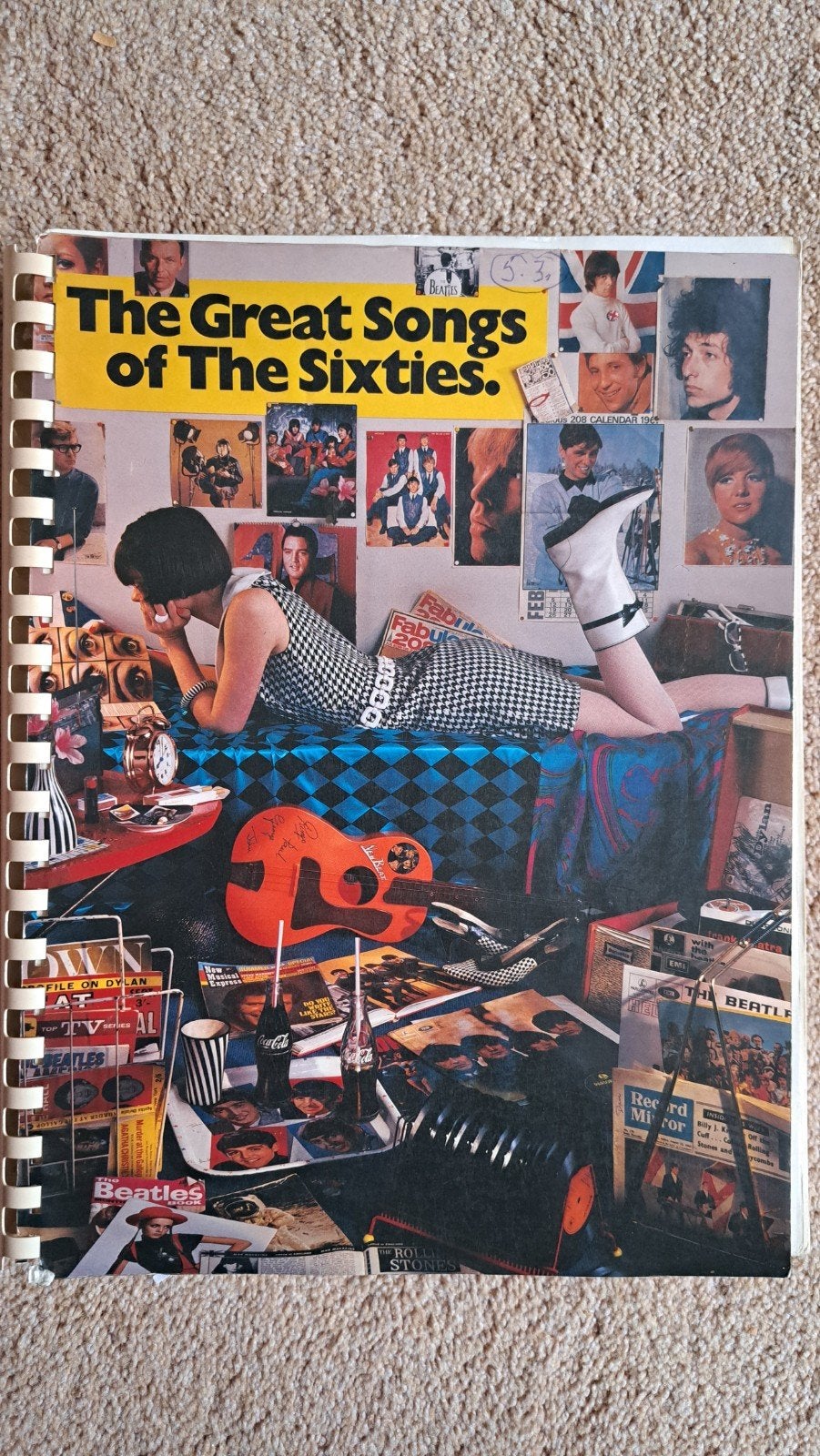 The Great Songs of the Sixties - Muziekboek, Muziek en Instrumenten, Gebruikt, Gitaar, Ophalen of Verzenden, Thema