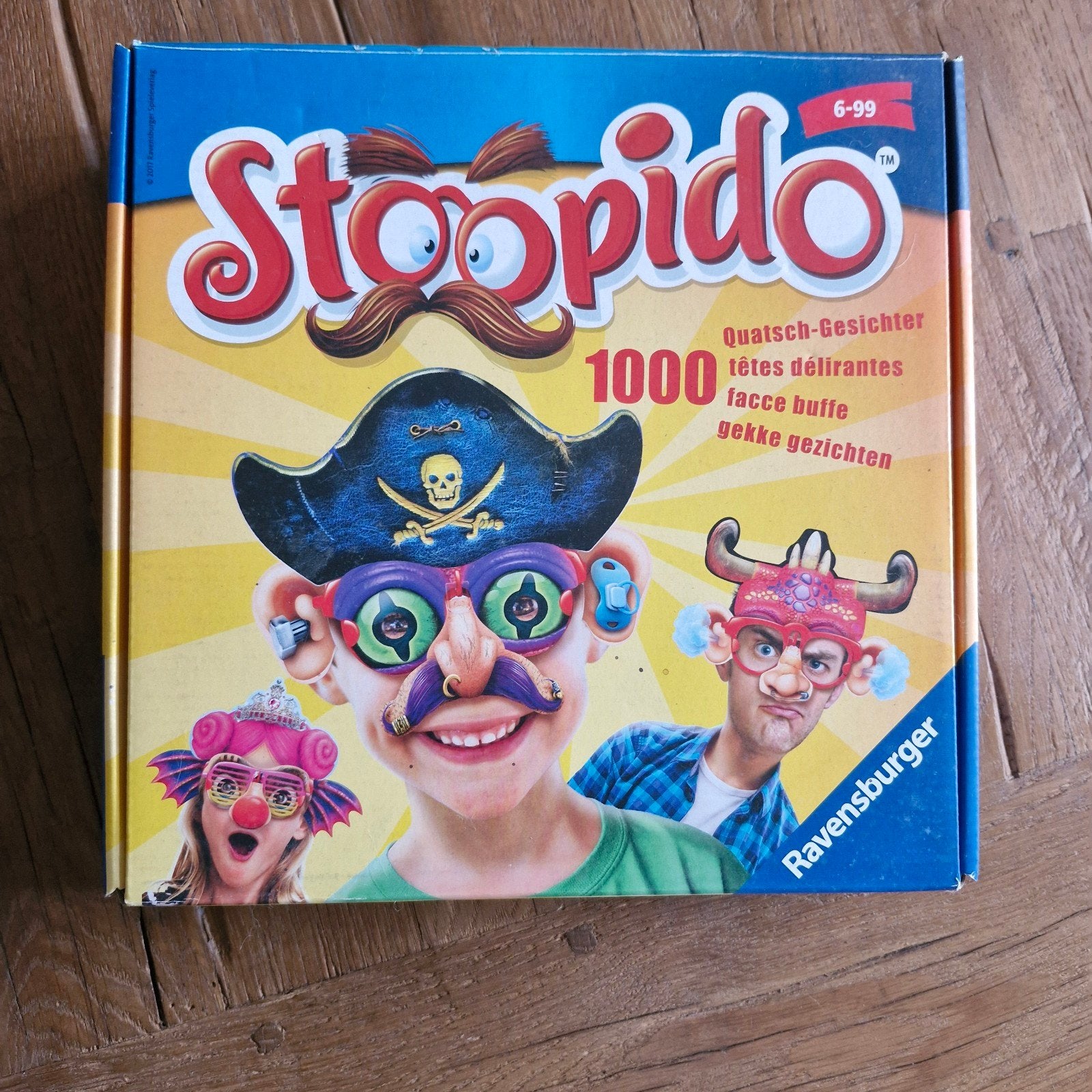 Stoopido Gezelschapsspel - Maak de Gekste Gezichten!, Drie of vier spelers, Ophalen of Verzenden, Zo goed als nieuw, Ravensburger