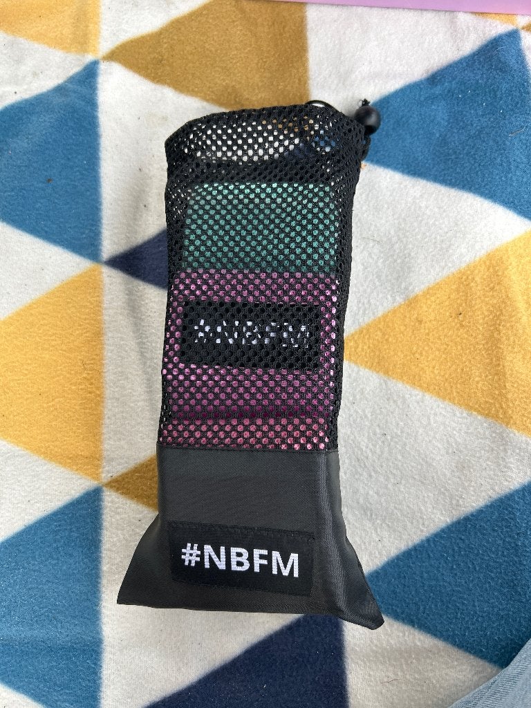 NBFM Weerstandsbanden Set - Perfect voor Fitness, Ophalen, Zo goed als nieuw, Buik, Weerstandband