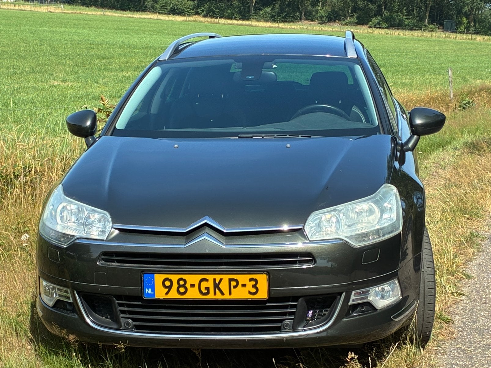 Citroen C5 Touring Exclusive metallic groen, Auto's, Citroën, 1694 kg, 1800 kg, Zwart, 4 cilinders