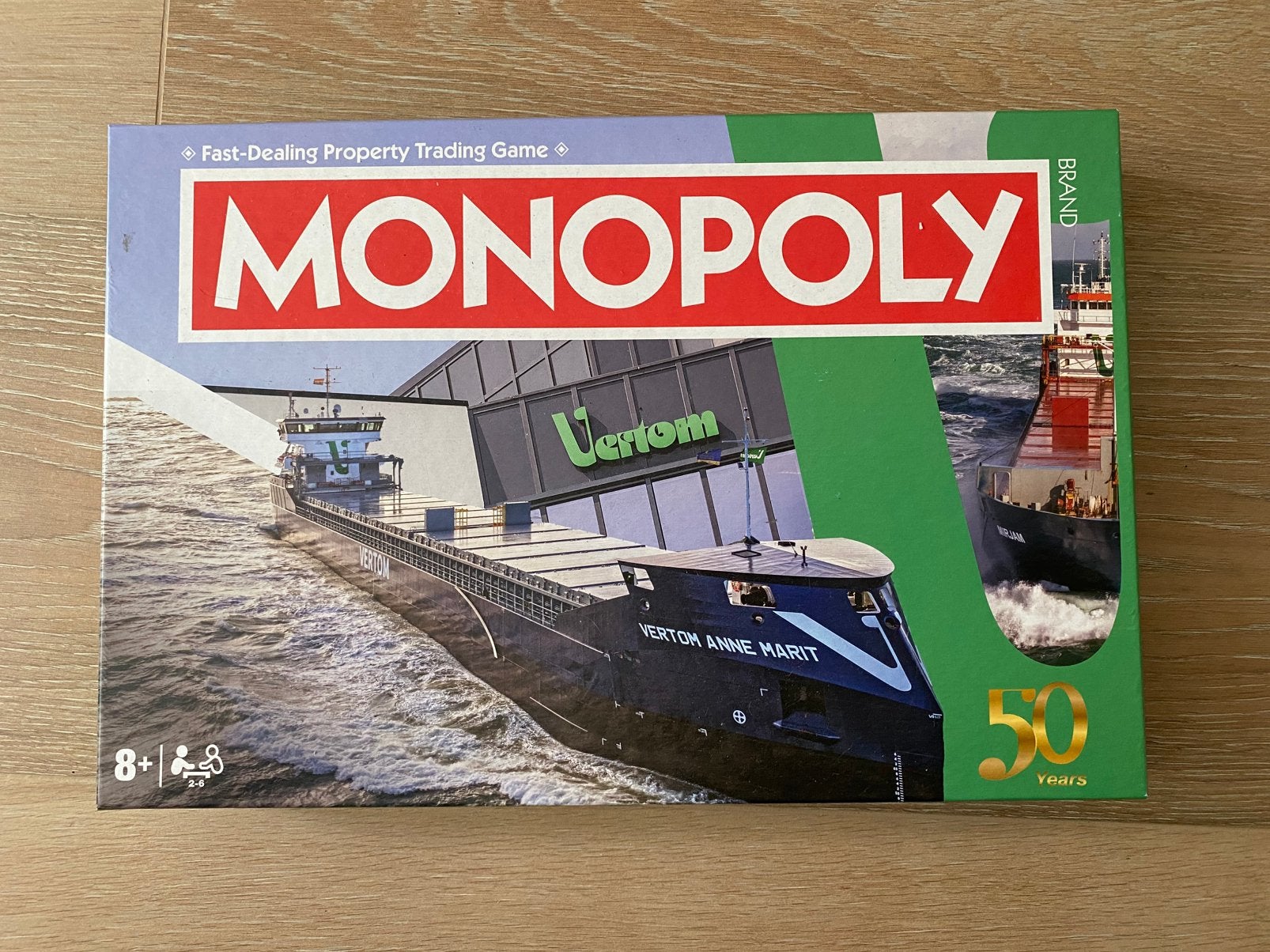 Monopoly Vertom, Ophalen of Verzenden, Zo goed als nieuw