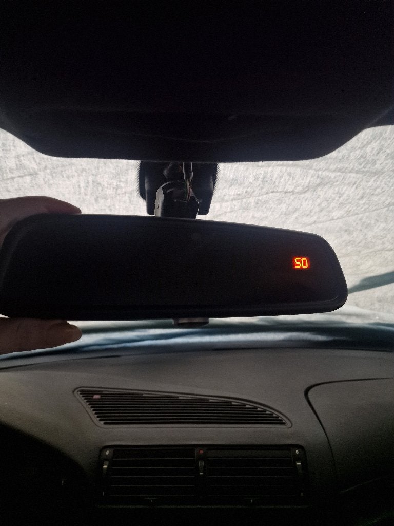 Binnenspiegel met kompas BMW E46 E39 E38 E90 E61 X5 E70 E53, Auto diversen, Ophalen of Verzenden
