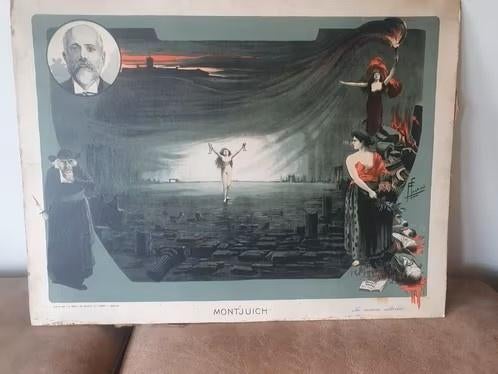Spanje FERMÍN SAGRISTÁ Montjuich, La vision ultime anarchist, Ophalen
