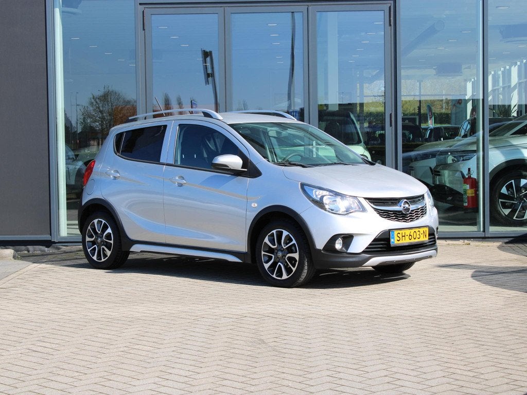 Opel KARL 1.0 Rocks Online Edition AIRCO / PDC / CARPLAY / T, Voorwielaandrijving, Stof, Gebruikt, 23 km/l