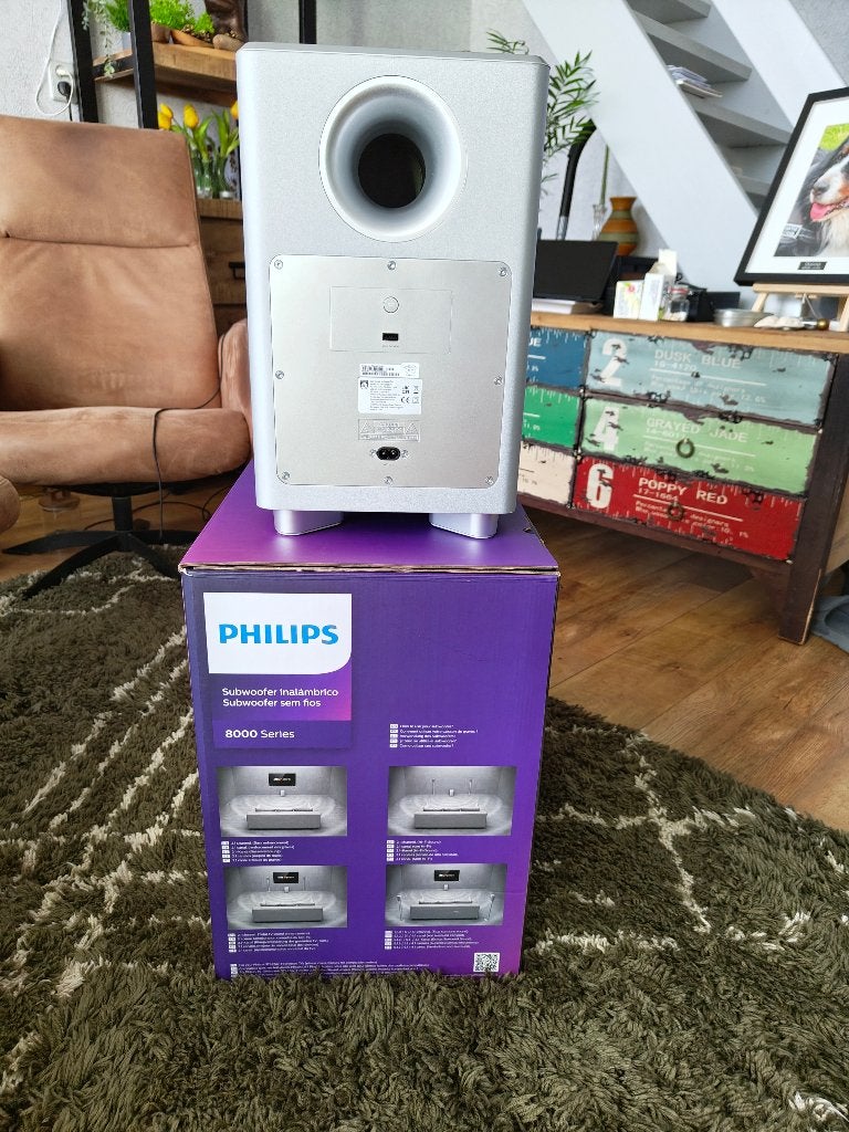 Philips TAW8506 draadloze subwoofer met play-fi, Audio, Tv en Foto, Luidsprekers, Philips, Subwoofer, Ophalen of Verzenden, Zo goed als nieuw