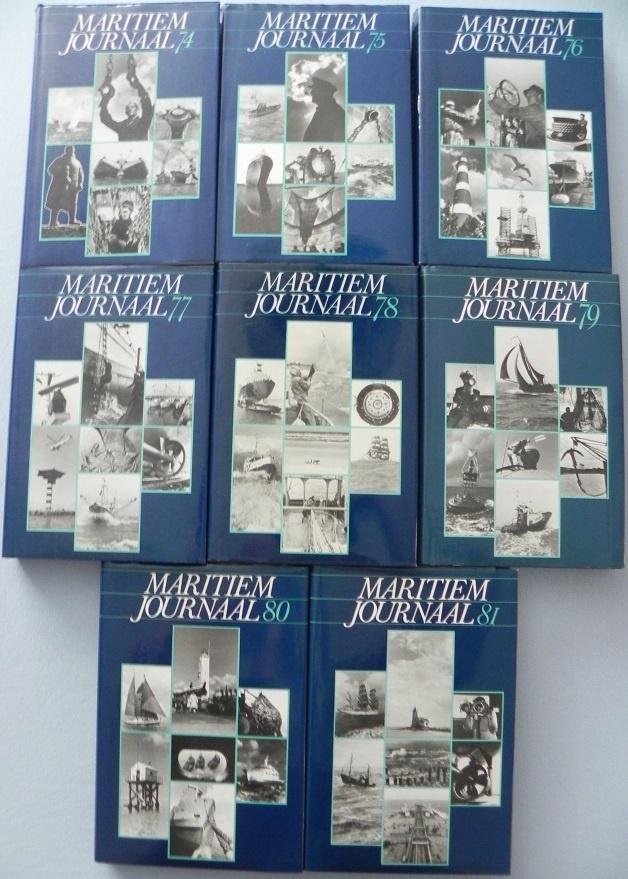 Maritiem journaal van 1974 t/m 1981 van NL en België 8 delen, Ophalen of Verzenden, Gelezen, Boot
