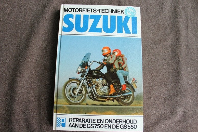 SUZUKI GS 550 GS 750 1976 - 1982 werkplaatsboek GS550 GS750, Ophalen of Verzenden, Suzuki