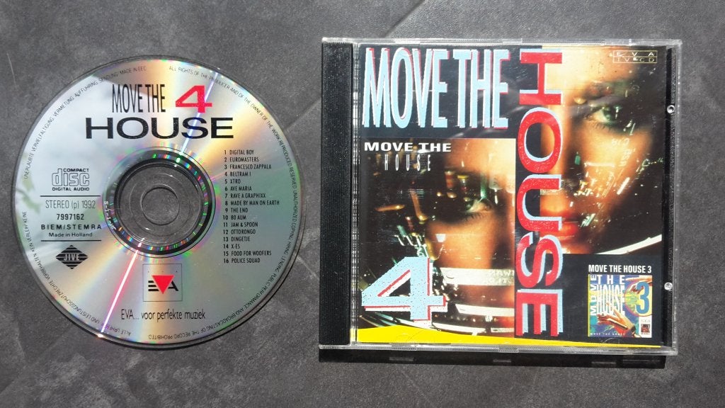 CD - Move the House 4 - Oldschool Hardcore, Ophalen of Verzenden, Zo goed als nieuw, Overige genres