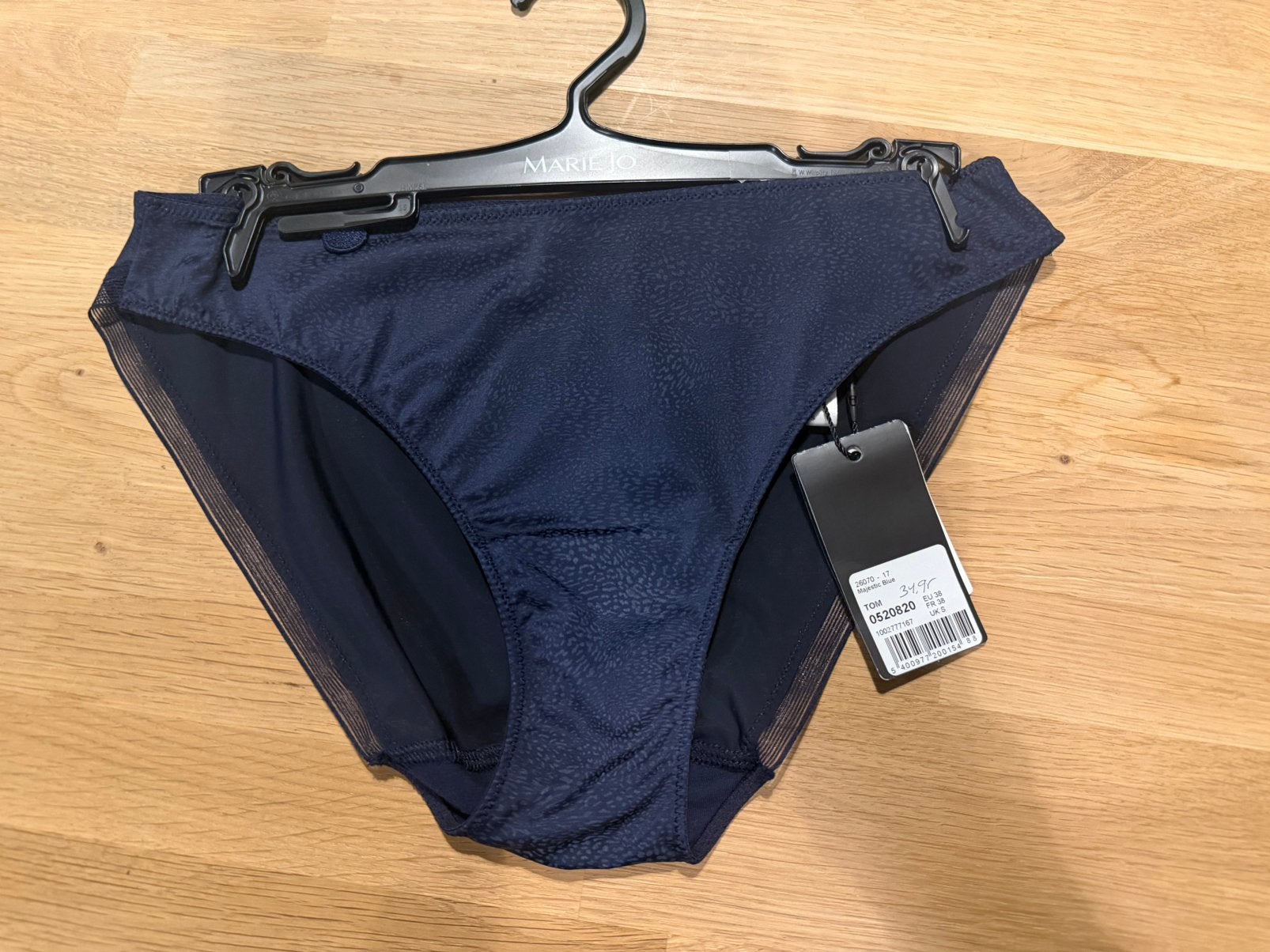 Marie Jo slip 38 NIEUW!! Nu €15, Ophalen of Verzenden, Blauw, Slip