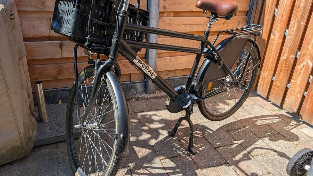 Transporter fiets Popal Daily Dutch Basic Plus 26 inch 3 v, Ophalen, Gebruikt, Slot